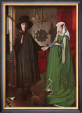 Portrait of Giovanni Arnolfini and his Wife, c.1434 Print by Jan van Eyck 