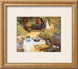 Le Dejeuner Poster by Claude Monet