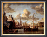 The Port of Amsterdam Posters by Abraham Storck