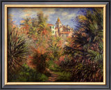 Gardens at Bordighera, 1884 Print by Claude Monet