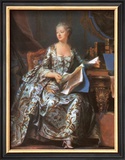 Madame Pompadour, 1755 Prints by Maurice Quentin de La Tour