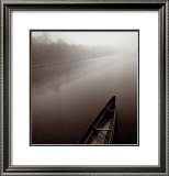 Tranquil Boat Print by Michael Kenna