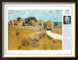 Masterworks of Art - Farmhouse Prints by Vincent van Gogh