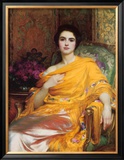 Portrait of Elsa, Daughter of William Hall, Esq. Posters by Frank Bernard Dicksee