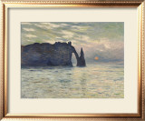 The Cliff, Etretat, Sunset, 1883 Prints by Claude Monet