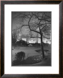 Winter at Night, New York, Central Park Framed Giclee Print