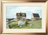 Houses Of Squam Light Poster by Edward Hopper