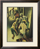The Crapshooters Poster by Thomas Hart Benton
