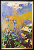 Les Agapanthes Posters by Claude Monet