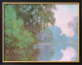 Morning On Seine Print by Claude Monet