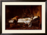 The Death of Cleopatra Poster by Jean André Rixens