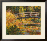 Water Lily Pond-Pink Harmony Prints by Claude Monet
