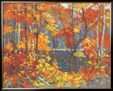 El estanque Lámina giclée enmarcada por Tom Thomson