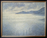 A Coastal Scene, c.1892 Poster by Théo van Rysselberghe