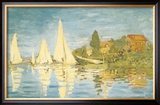Regatta at Argenteuil Posters by Claude Monet