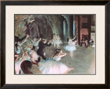 The Rehearsal of the Ballet on Stage, c.1874 Poster by Edgar Degas