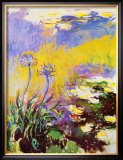 Les Agapanthes Posters by Claude Monet