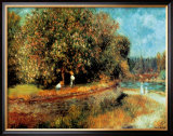 Chestnut Tree in Bloom Posters by Pierre-Auguste Renoir
