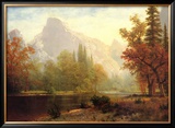 Half Dome, Yosemite Posters by Albert Bierstadt