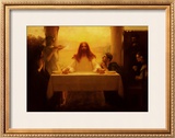 Christ and the Disciples at Emmaus Prints by Pascal Adolphe Jean Dagnan-Bouveret