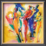 Jazz Explosion I Print by Alfred Gockel