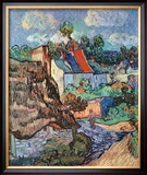 Houses at Auvers, c.1890 Prints by Vincent van Gogh