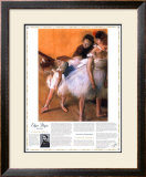 Masterworks of Art - The Dance Examination Print by Edgar Degas