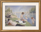Bathers at Asnieres Prints by Georges Seurat