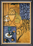 Interior in Yellow and Blue, 1946 Prints by Henri Matisse