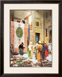 The Carpet Market Posters by Jean-Léon Gérôme