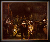 Night Watch Posters by Rembrandt van Rijn 