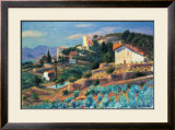 Riviera Hillside Posters by William Glackens