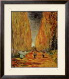 Allee des Alyscamps Print by Vincent van Gogh