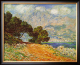 Cap Martin Art by Claude Monet