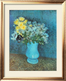 Vase of Lilacs, Daisies and Anemones, c.1887 Posters by Vincent van Gogh