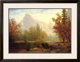Half Dome, Yosemite Posters by Albert Bierstadt
