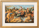 Angels with Garland of Flowers Posters by Carlo Maratti