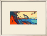 Yui: Path of Setta with Mount Fuji Framed Giclee Print by Hiroshige II 