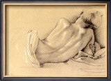 Study for The Odalisk Poster por Francine Van Hove