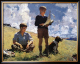 Two Boys Prints by Frank Weston Benson