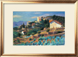 Riviera Hillside Posters by William Glackens