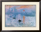 Impression Soleil Levant Poster by Claude Monet Impression Soleil Levant Poster by Claude Monet