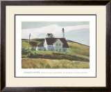 Hill and Houses Cape Elizabeth Maine Posters by Edward Hopper