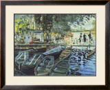 Bathers at La Grenouillers, c.1869 Prints by Claude Monet
