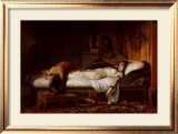 The Death of Cleopatra Print by Jean André Rixens