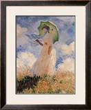 Woman With Umbrella Art by Claude Monet