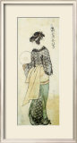 Back View of Ohisa Poster by Utamaro Kitagawa 