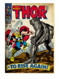 Marvel Comics Retro: The Mighty Thor Comic Book Cover 151 --To Rise Again! (aged) Poster