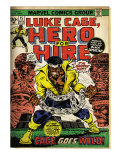Marvel Comics Retro: Luke Cage, Hero for Hire Comic Book Cover 15, in Chains (aged) Posters