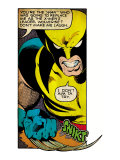 Marvel Comics Retro: X-Men Comic Panel, Wolverine (aged) Print Marvel Comics Retro: X-Men Comic Panel, Wolverine (aged) Print